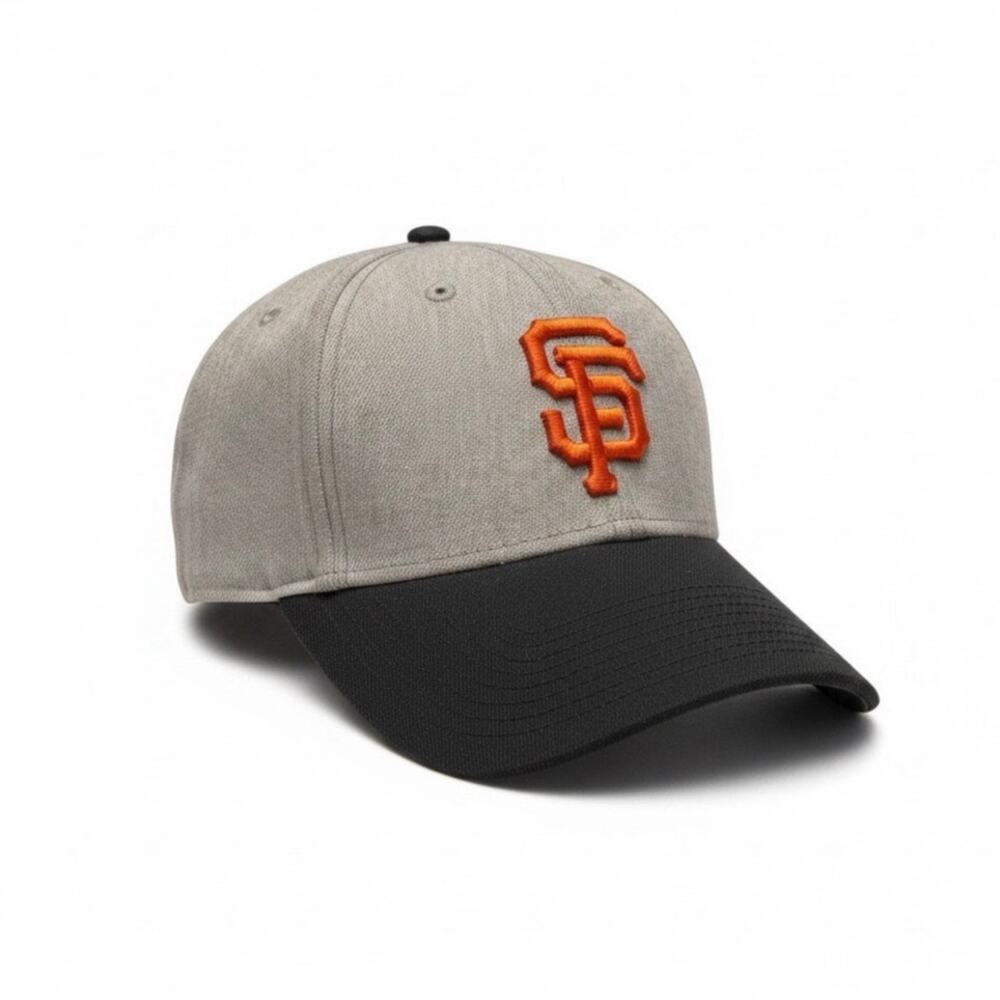 MLB SAN FRANCISCO GIANTS Hat Cap NEW ERA 9FORTY Beige & Black ONE SIZE
